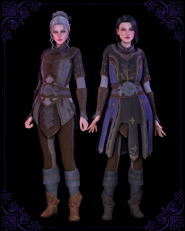 Maxis Match Paladin Fem by simsfinds - The Sims 4 Custom Content