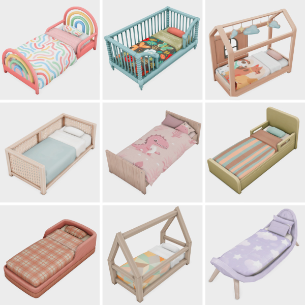 Maxis Match Toddler beds sims 4 finds by simsfinds - The Sims 4 Custom Content