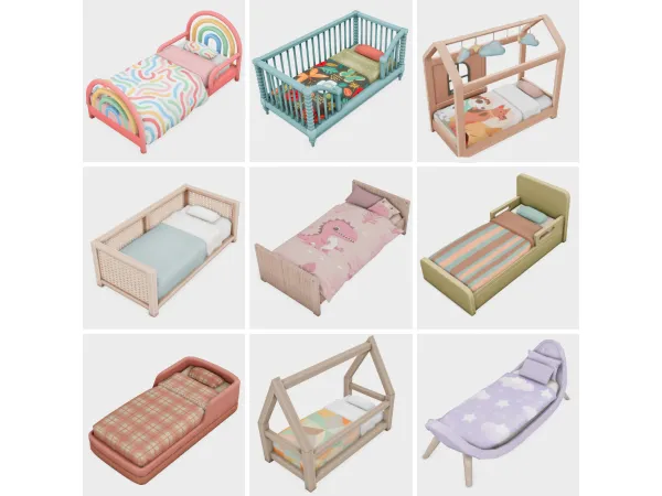 Toddler beds | sims 4 cc finds by boujeesimss