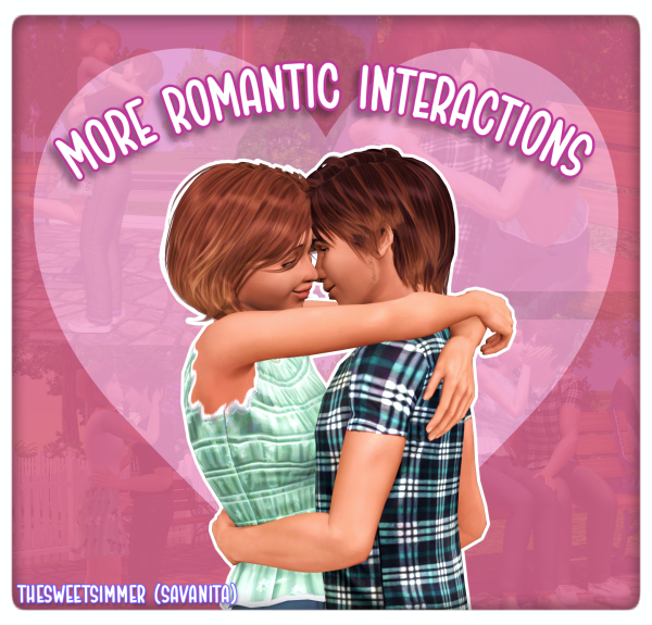 More Romantic Interactions by simsfinds - The Sims 3 custom content