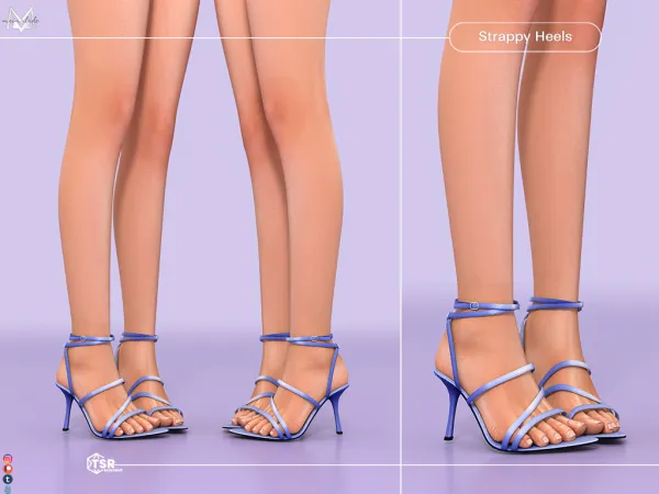 Alpha Strappy Heels S559 - The Sims 4 custom content