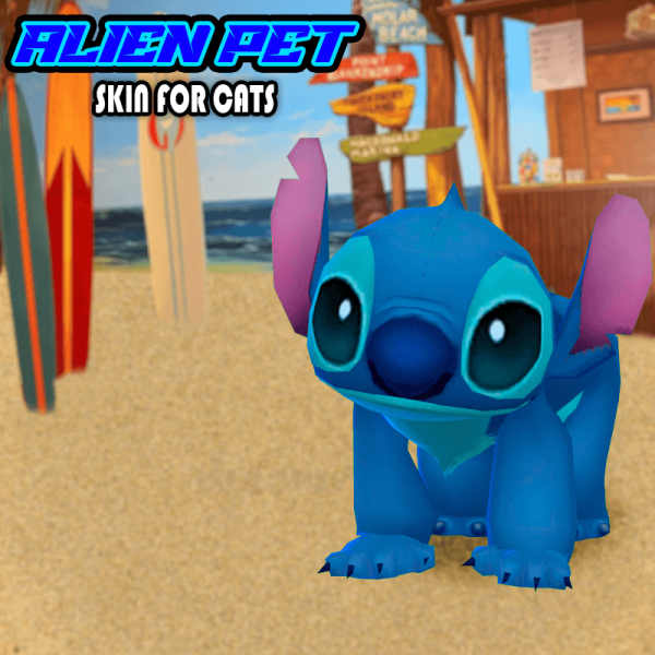 Alpha Alien pet skin by simsfinds - The Sims 4 Custom Content