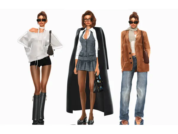Alpha Casual chic looks featuring Arabella by wannabe - The Sims 4 Custom Content
