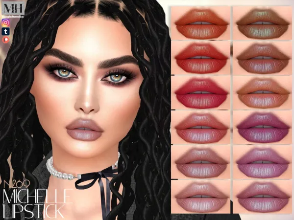 Alpha Michelle Lipstick N269 - The Sims 4 Custom Content
