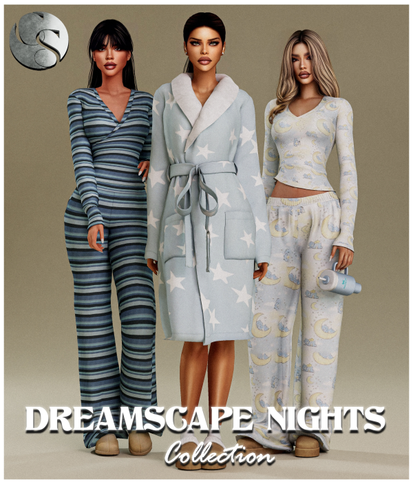 Alpha CAMUFLAJE Dreamscape Nights Collection by simsfinds - The Sims 4 Custom Content
