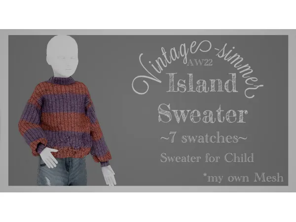 Island sweater by by vintage-simmer