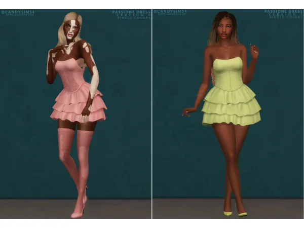 Maxis Match PASSIONE MINI SET by simsfinds - The Sims 4 Custom Content