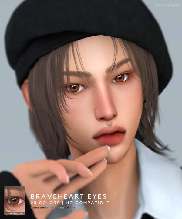 Mix Braveheart Eyes by ohmyheart - The Sims 4 Custom Content