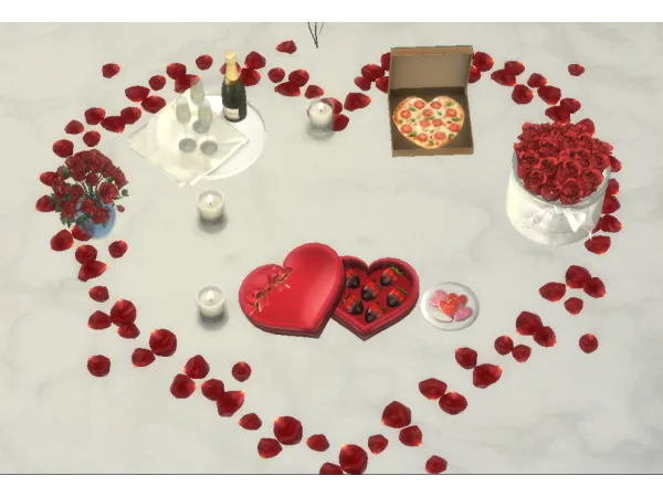 Alpha Romantic set by simsfinds - The Sims 4 Custom Content