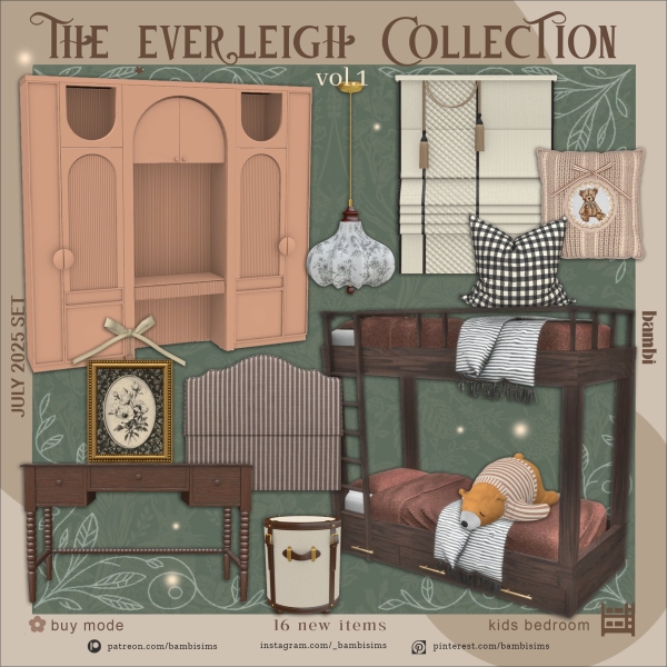 Alpha the everleigh collection by bambisims - The Sims 4 Custom Content