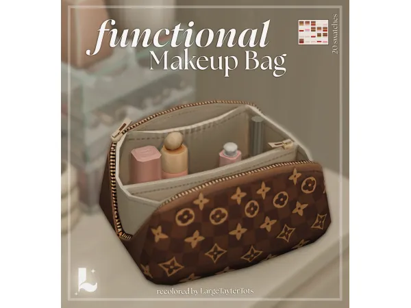 Functional Makeup Bag Recolored by LargeTayterTots