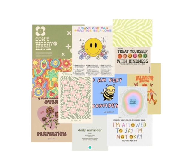 Alpha Collage Mural by simsfinds - The Sims 4 Custom Content