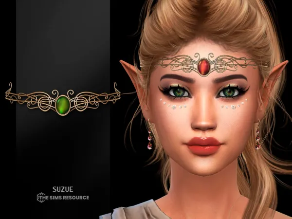 Alpha Fantasy Circlet by thesimsresource - The Sims 4 Custom Content