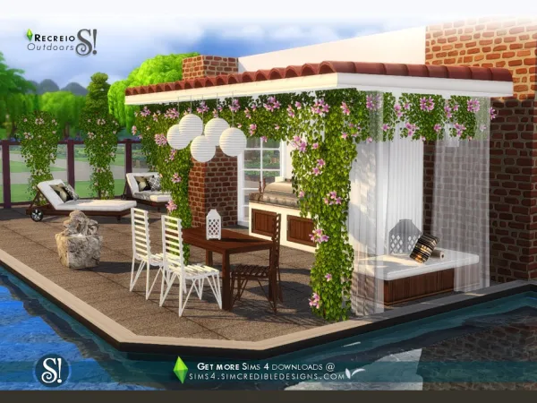 Alpha Recreio by simcredible - The Sims 4 Custom Content