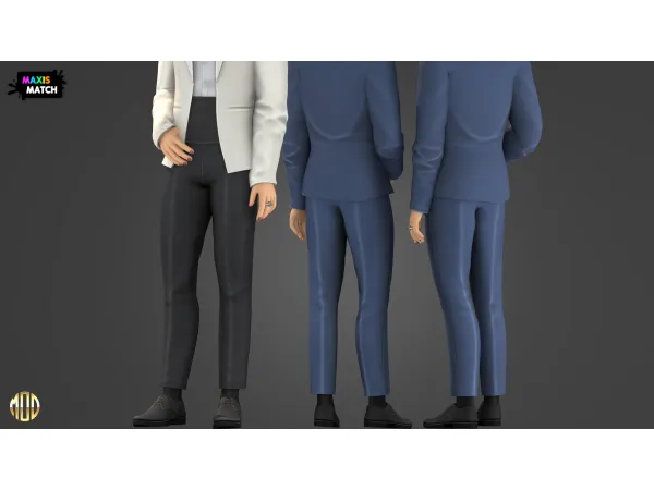 Maxis Match Le Jardin 2 Part 2 Pants by Modco Studios - The Sims 4 Custom Content