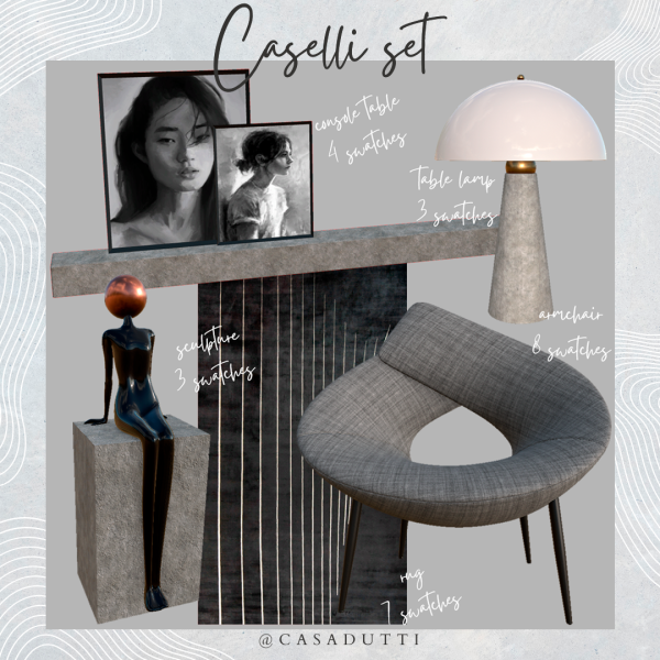 Alpha Caselli set by casadutti - The Sims 4 Custom Content