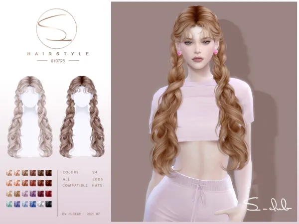 Alpha S Club_010725_Doublebraids Hairstyle Club by thesimsresource - The Sims 4 Custom Content