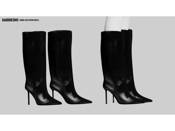 Alpha MUDDA COLLECTION HEELS2 by simsfinds - The Sims 4 Custom Content