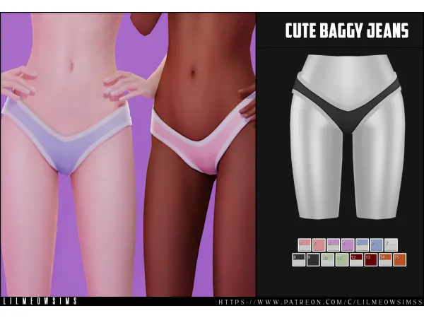 Maxis Match Cute Panties - The Sims 4 Custom Content