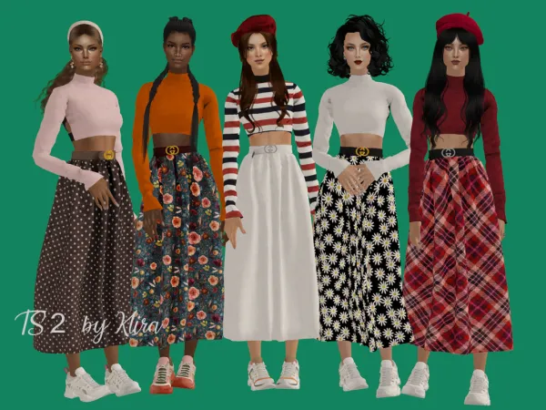 Ciara Set for girls by aklira - The Sims 2 Custom Content