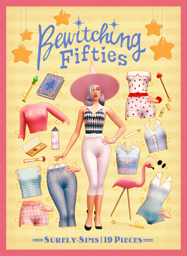 Maxis Match Bewitching Fifties by simsfinds - The Sims 4 Custom Content