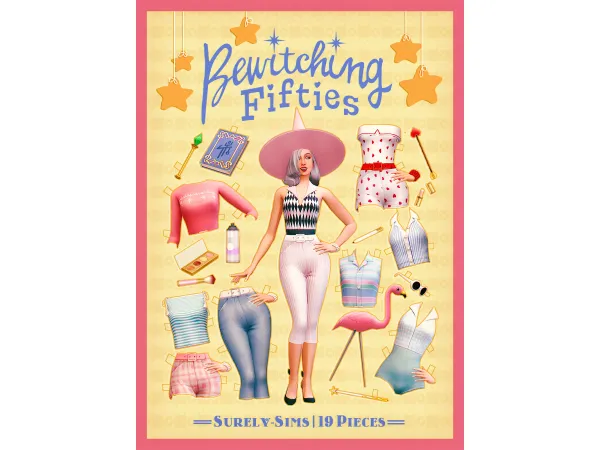 Maxis Match Bewitching Fifties by surelysims - The Sims 4 Custom Content