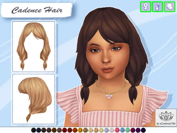 Maxis Match Cadence Hair by simsfinds - The Sims 4 Custom Content