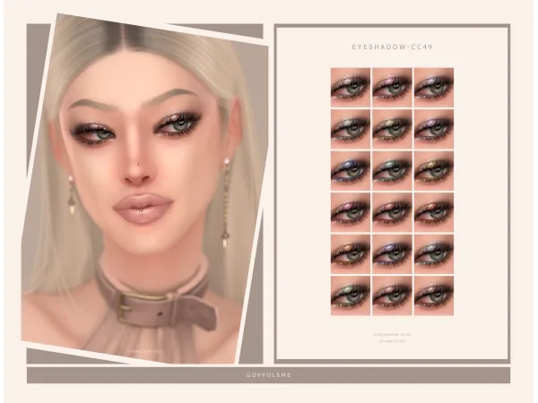 Alpha GPME GOLD Eyeshadow 49 by goppolsme - The Sims 4 Custom Content