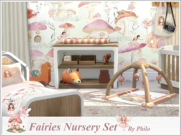 Maxis Match Fairies Nursery Set by thesimsresource - The Sims 4 Custom Content