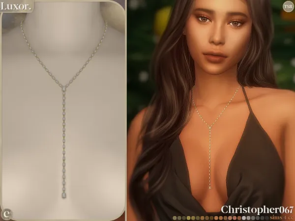Mix Luxor Necklace Christopher067 by christopher067 - The Sims 4 Custom Content