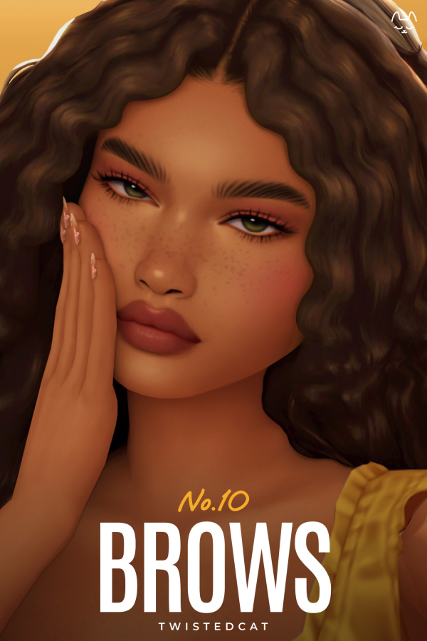 Maxis Match Eyebrow Set No10 by simsfinds - The Sims 4 Custom Content