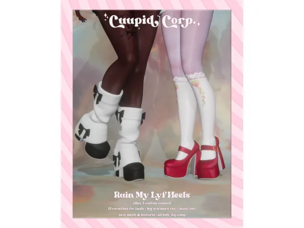 Alpha cuupid corp ruin my lyf heels - The Sims 4 Custom Content