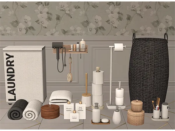43t2 Misc bathroom clutter belles by mira - The Sims 2 Custom Content
