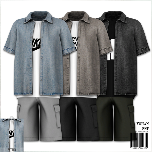 Alpha YOHAN Set by simsfinds - The Sims 4 custom content