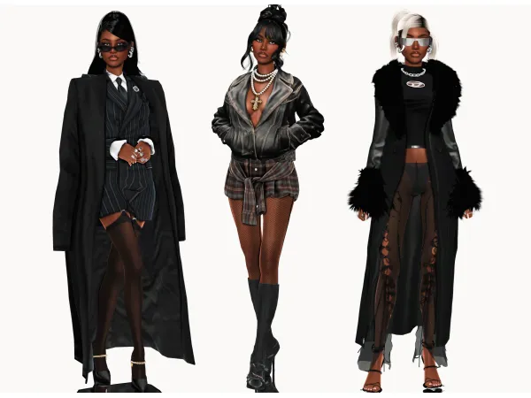 Alpha How to slay in black a guide by Sasha by wannabe - The Sims 4 Custom Content