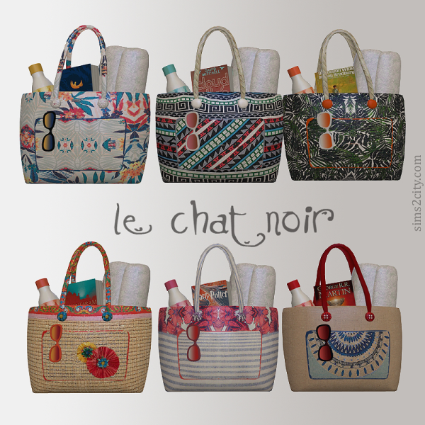 The kiss of sun beach bag by simsfinds - The Sims 2 Custom Content