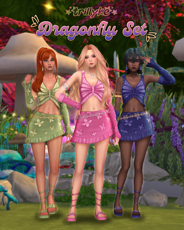 Maxis Match Dragonfly Set by simsfinds - The Sims 4 Custom Content