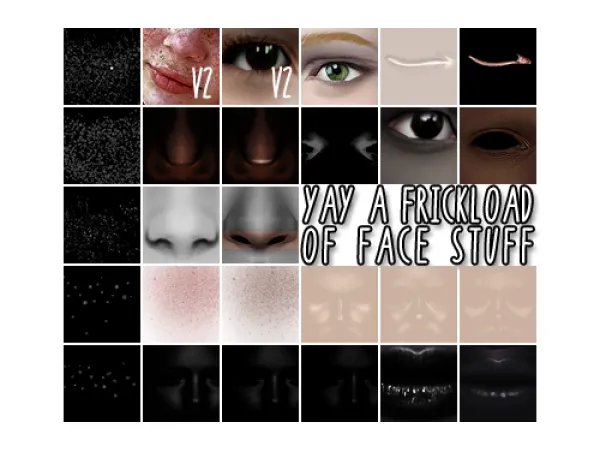 pooklet edited face stuff whoa by simsfinds - The Sims 2 Custom Content