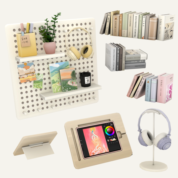 Alpha [July 2025] Modular Bespoke Study Part B by simsfinds - The Sims 4 Custom Content