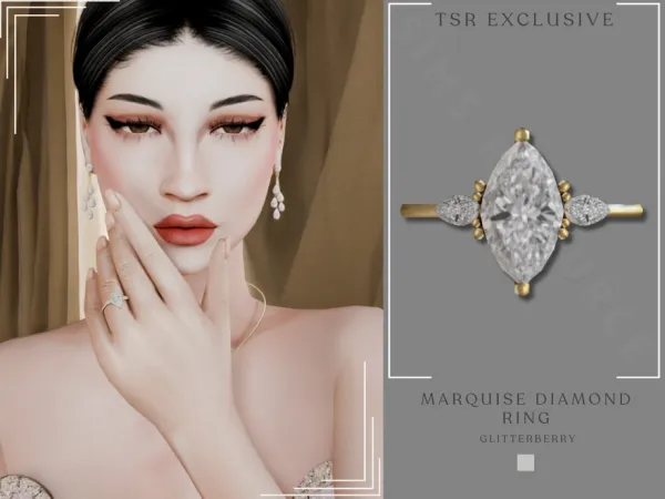 Marquise Diamond Ring