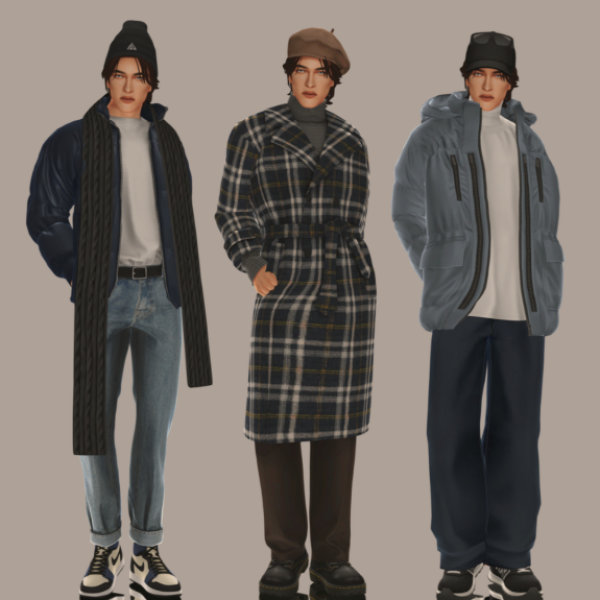 Mix The men's winter lookbook by nikod03 - The Sims 4 Custom Content