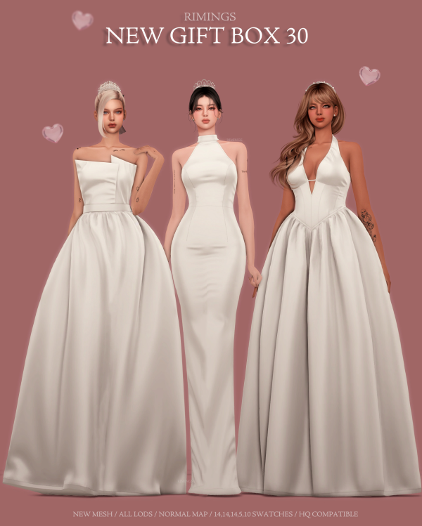 Alpha NEW GIFT BOX 30 by simsfinds - The Sims 4 Custom Content