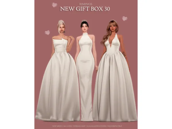 Alpha NEW GIFT BOX 30 by RIMINGS - The Sims 4 Custom Content