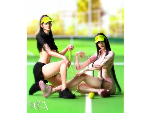 Alpha Baseline Beauty Posepack by [CA14] - The Sims 4 Custom Content