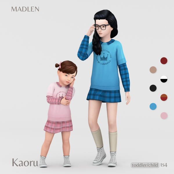 Maxis Match Kaoru Outfit by madlensims - The Sims 4 Custom Content