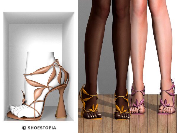 Alpha Loke High Heels by shoestopia - The Sims 4 Custom Content