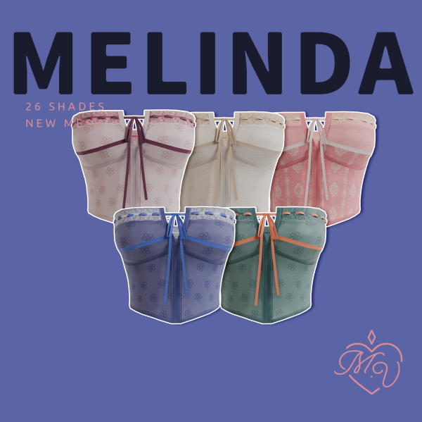 Maxis Match Melinda Top by simsfinds - The Sims 4 Custom Content