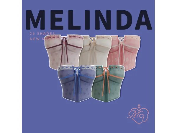 Maxis Match Melinda Top by MissValentine - The Sims 4 Custom Content