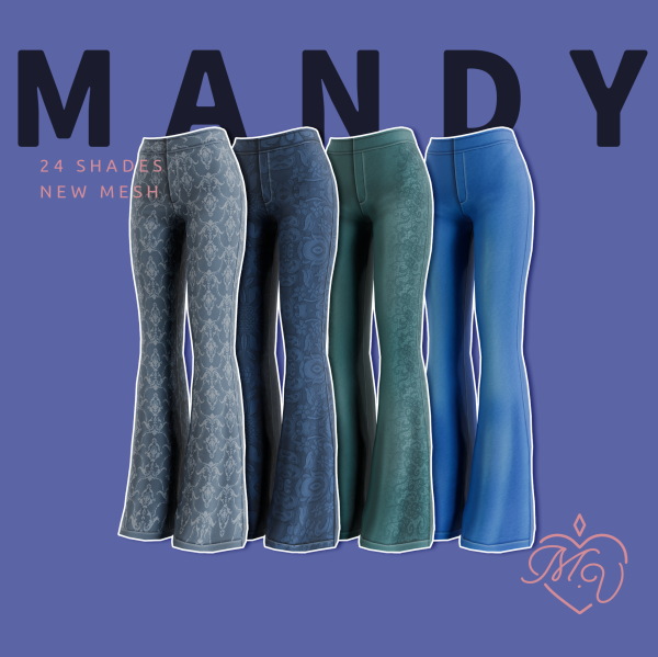 Maxis Match Mandy Pants by simsfinds - The Sims 4 Custom Content