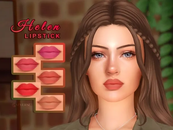 Mix Helen Lipstick - The Sims 4 Custom Content